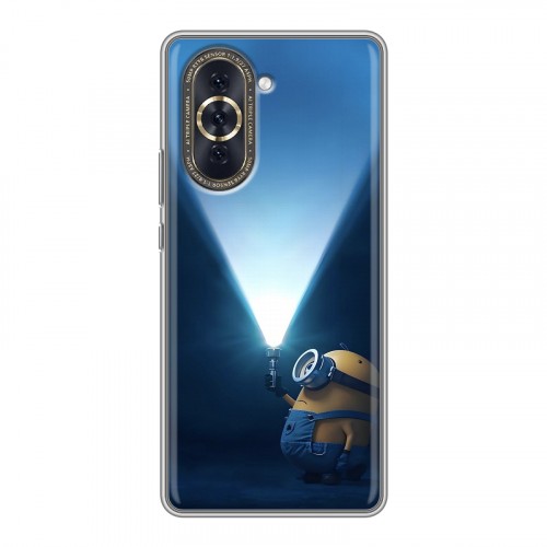 Дизайнерский силиконовый с усиленными углами чехол для Huawei Nova 10 Миньоны