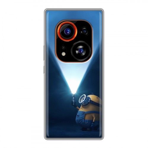 Дизайнерский силиконовый чехол для Tecno Phantom X2 Pro Миньоны