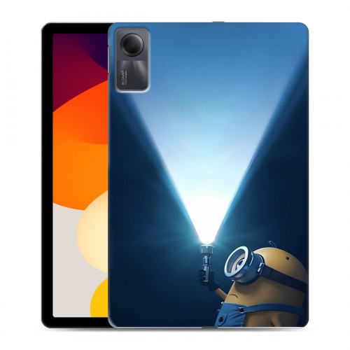 Дизайнерский силиконовый чехол для Xiaomi RedMi Pad SE Миньоны