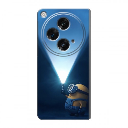 Дизайнерский пластиковый чехол для OPPO Find N3 Миньоны