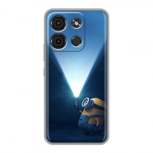 Дизайнерский силиконовый чехол для Itel A60s Миньоны