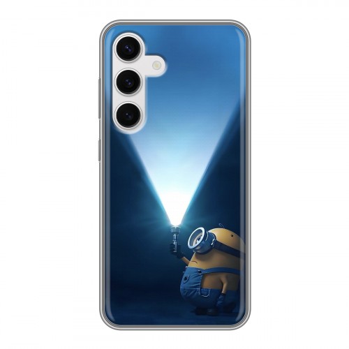 Дизайнерский силиконовый чехол для Samsung Galaxy S24 Миньоны