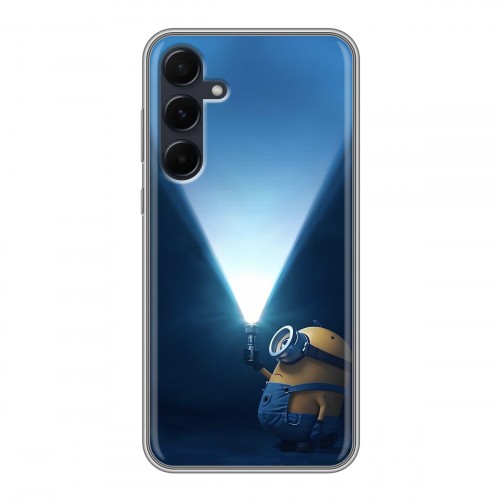 Дизайнерский силиконовый чехол для Samsung Galaxy A55 Миньоны