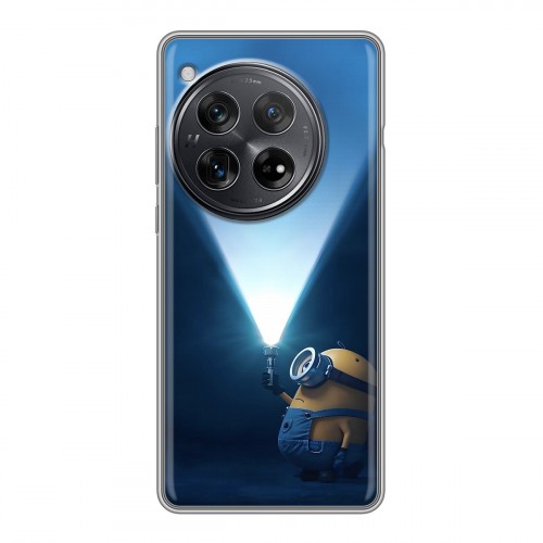 Дизайнерский силиконовый чехол для OnePlus 12 Миньоны