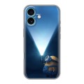 Дизайнерский силиконовый чехол для Iphone 16 Plus Миньоны
