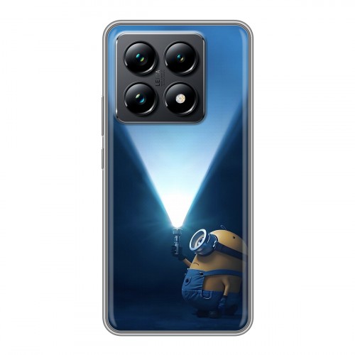 Дизайнерский силиконовый чехол для Xiaomi 14T Pro Миньоны