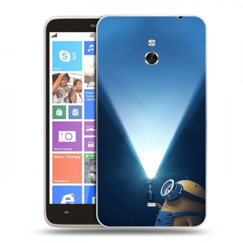 Дизайнерский пластиковый чехол для Nokia Lumia 1320 Миньоны