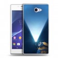 Дизайнерский пластиковый чехол для Sony Xperia M2 dual Миньоны