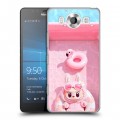 Дизайнерский пластиковый чехол для Microsoft Lumia 950 Labubu Лабубу