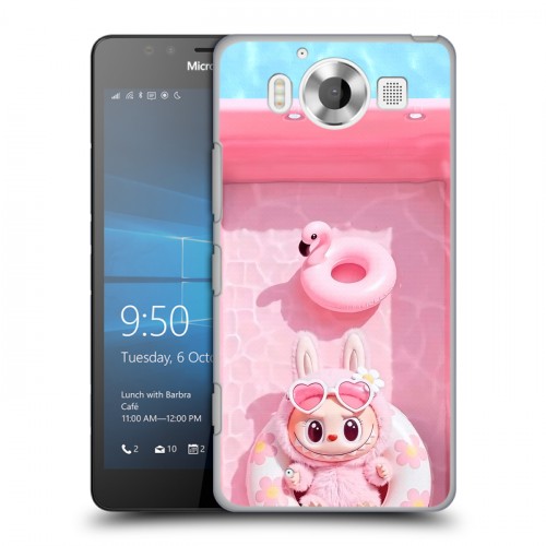Дизайнерский пластиковый чехол для Microsoft Lumia 950 Labubu Лабубу