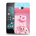 Дизайнерский пластиковый чехол для Microsoft Lumia 550 Labubu Лабубу