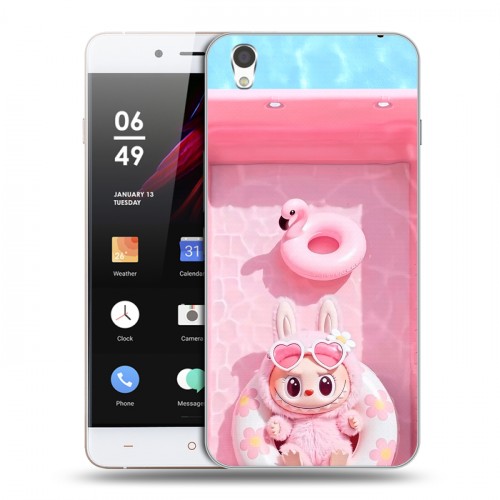 Дизайнерский пластиковый чехол для OnePlus X Labubu Лабубу