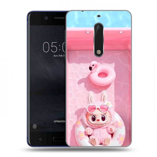 Дизайнерский пластиковый чехол для Nokia 5 Labubu Лабубу