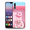 Дизайнерский силиконовый с усиленными углами чехол для Huawei P20 Pro Labubu Лабубу