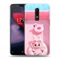 Дизайнерский пластиковый чехол для OnePlus 6 Labubu Лабубу