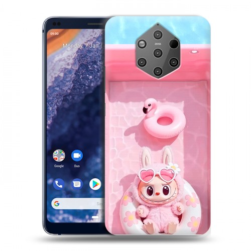 Дизайнерский пластиковый чехол для Nokia 9 PureView Labubu Лабубу