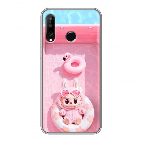 Дизайнерский силиконовый чехол для Huawei P30 Lite Labubu Лабубу