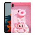 Дизайнерский силиконовый чехол для Samsung Galaxy Tab S7 Labubu Лабубу