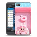 Дизайнерский пластиковый чехол для BlackBerry Z10 Labubu Лабубу
