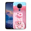 Дизайнерский силиконовый чехол для Nokia 5.4 Labubu Лабубу