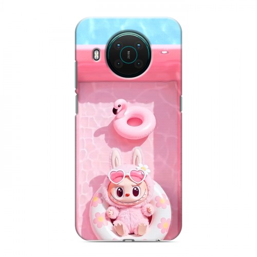 Дизайнерский силиконовый с усиленными углами чехол для Nokia X10 Labubu Лабубу