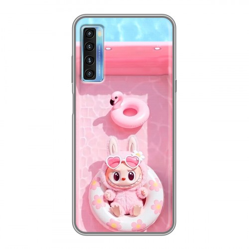 Дизайнерский силиконовый чехол для TCL 20L Labubu Лабубу