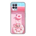 Дизайнерский силиконовый чехол для Realme 8i Labubu Лабубу
