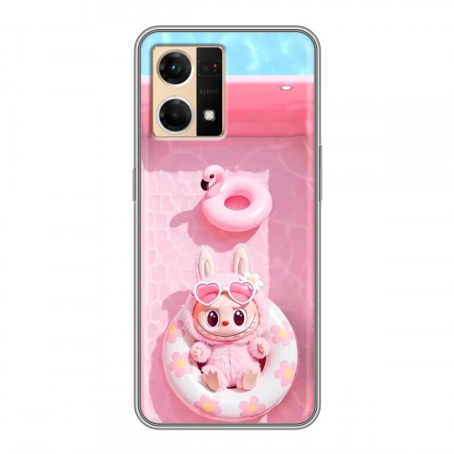 Дизайнерский силиконовый чехол для OPPO Reno7 Labubu Лабубу