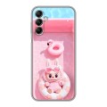 Дизайнерский силиконовый чехол для Samsung Galaxy A14 Labubu Лабубу