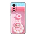 Дизайнерский силиконовый чехол для OPPO A78 4G Labubu Лабубу