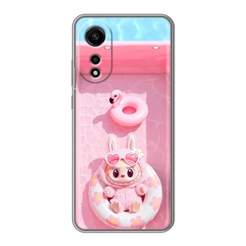 Дизайнерский силиконовый чехол для OPPO A78 4G Labubu Лабубу