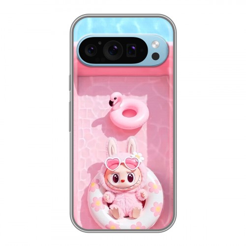 Дизайнерский силиконовый чехол для Google Pixel 9 Labubu Лабубу