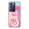 Дизайнерский силиконовый чехол для Vivo V30 Lite Labubu Лабубу
