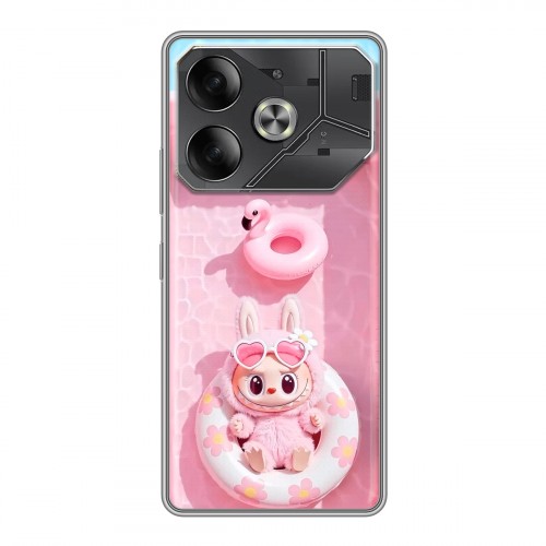 Дизайнерский силиконовый чехол для Tecno Pova 6 Labubu Лабубу