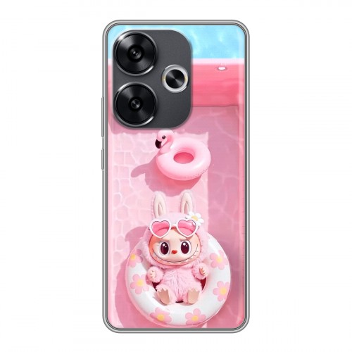 Дизайнерский силиконовый чехол для Xiaomi Redmi Turbo 3 Labubu Лабубу