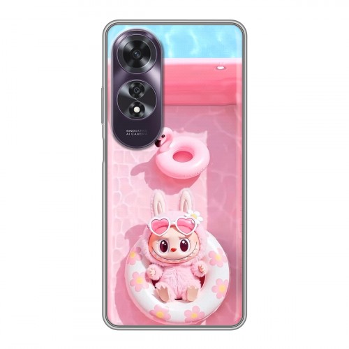 Дизайнерский силиконовый чехол для OPPO A60 Labubu Лабубу