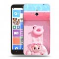 Дизайнерский пластиковый чехол для Nokia Lumia 1320 Labubu Лабубу