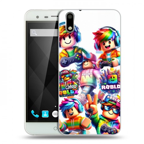 Дизайнерский пластиковый чехол для Ulefone Paris Roblox Роблокс