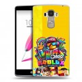 Дизайнерский пластиковый чехол для LG G4 Stylus Roblox Роблокс