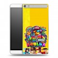 Дизайнерский пластиковый чехол для Lenovo Phab Plus Roblox Роблокс