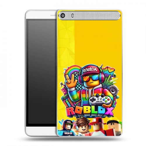 Дизайнерский пластиковый чехол для Lenovo Phab Plus Roblox Роблокс