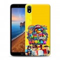 Дизайнерский пластиковый чехол для Xiaomi RedMi 7A Roblox Роблокс