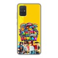 Дизайнерский силиконовый чехол для Samsung Galaxy A71 Roblox Роблокс