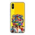 Дизайнерский силиконовый чехол для Xiaomi RedMi 9A Roblox Роблокс