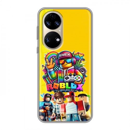 Дизайнерский силиконовый чехол для Huawei P50 Pro Roblox Роблокс