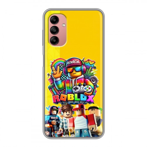 Дизайнерский силиконовый чехол для Samsung Galaxy A04s Roblox Роблокс