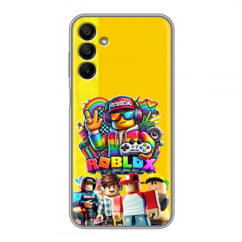 Дизайнерский силиконовый чехол для Samsung Galaxy A15 Roblox Роблокс