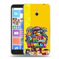 Дизайнерский пластиковый чехол для Nokia Lumia 1320 Roblox Роблокс