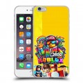 Дизайнерский силиконовый чехол для Iphone 6 Plus/6s Plus Roblox Роблокс