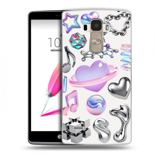 Дизайнерский пластиковый чехол для LG G4 Stylus Y2K